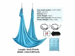 Best Hamaca De Yoga Aéreo SucceBuy 5,5 Metros, Nailon, , Kit Completo Para El Fitness Esterillas De Yoga