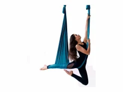 Clearance Hamaca De Yoga Aéreo SucceBuy Hamaca De Yoga Aérea 5,5 Metros Nylon Suspendido Sling Inversión Verde