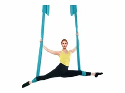 Sale Hamaca De Yoga Aéreo SucceBuy Conjunto De Hamaca De Yoga Aérea De Seda De 11 Metros Hamaca Trapecio Inversión Azul