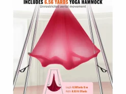 New Hamaca de Yoga SucceBuy, Armazón de Yoga Aéreo y Hamaca de Yoga, Carga de 250 kg, Hamaca en Seda Aérea, Esterillas De Yoga