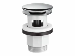 Clearance Desagüe para lavabo push-open cromado Cañería