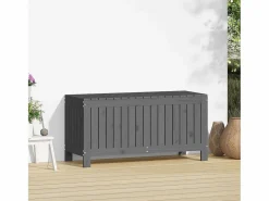 Garden Furniture Hara Caja de almacenaje jardín madera de pino 108x42,5x54 cm