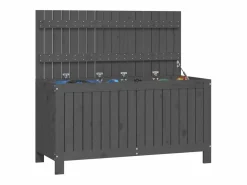 Outlet Hara Caja de almacenaje jardín madera de pino 115x49x60 cm Baúl De Jardín