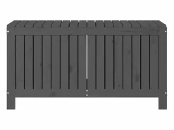 Outlet Hara Caja de almacenaje jardín madera de pino 115x49x60 cm Baúl De Jardín