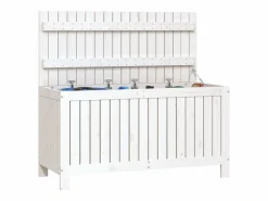 Online Hara Caja de almacenaje jardín madera de pino 115x49x60 cm Baúl De Jardín
