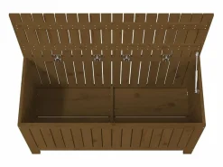 Sale Hara Caja de almacenaje jardín madera pino marrón miel 115x49x60 cm Baúl De Jardín