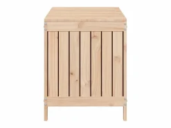 Outlet Hara Caja de almacenaje jardín madera maciza de pino 115x49x60 cm Baúl De Jardín