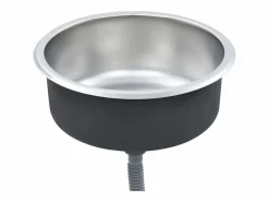 Garden Furniture Helene Marie Fregadero de cocina con colador y sifón de acero inoxidable