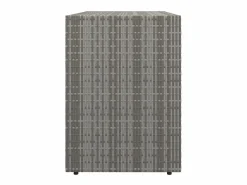 Outlet Herber Armario de almacenaje de jardín ratán PE 100x55,5x80 cm Armario De Jardín
