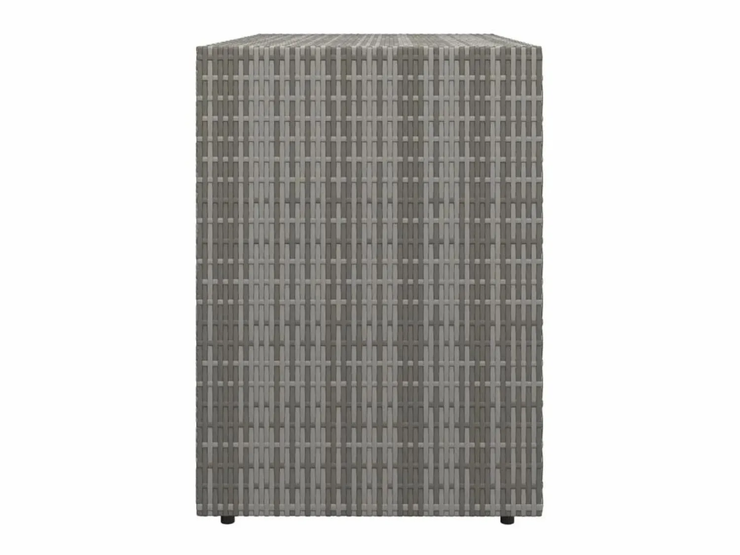 Outlet Herber Armario de almacenaje de jardín ratán PE 100x55,5x80 cm Armario De Jardín