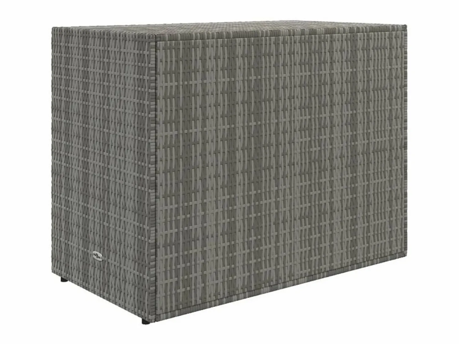 Outlet Herber Armario de almacenaje de jardín ratán PE 100x55,5x80 cm Armario De Jardín