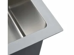 Hot Hicksville Fregadero de cocina hecho a mano acero inoxidable Fregadero
