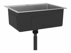 Best Hicksville Fregadero de cocina hecho a mano de acero inoxidable Fregadero