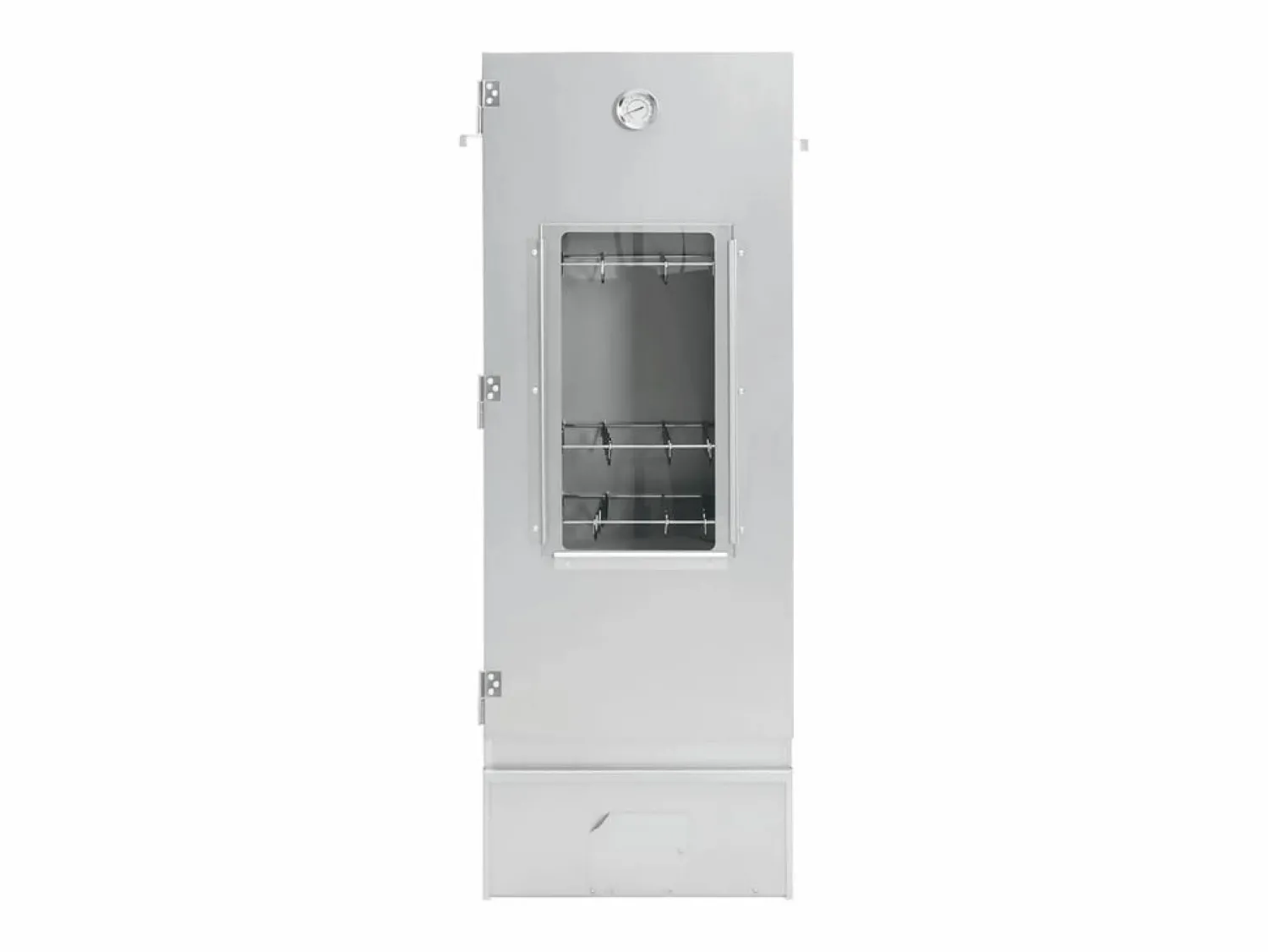 Horno ahumador astillas madera acero galvanizado 44,5x29x110 cm ES458874