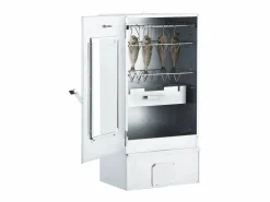 vidaxl Horno ahumador barbacoa 1 kg de virutas de madera 44,5x29x83 cm