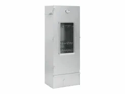 Sale vidaxl Horno ahumador de barbacoa con mesa acero galvanizado Plateado