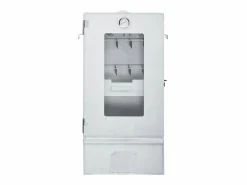 Outlet Horno ahumador de barbacoa con mesa acero galvanizado Barbacoa