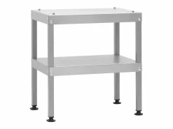 Outlet Horno ahumador de barbacoa con mesa acero galvanizado Barbacoa