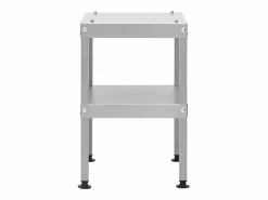 vidaxl Horno ahumador de barbacoa con mesa acero galvanizado