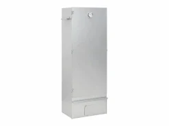 Discount Horno ahumador de barbacoa con mesa acero galvanizado ES452085 Plateado