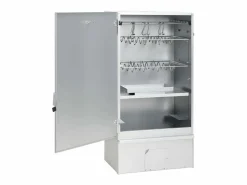 Clearance Horno ahumador de barbacoa con mesa acero galvanizado ES166549 Barbacoa