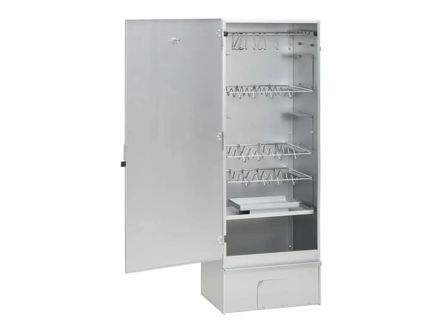 Online vidaxl Horno ahumador de BBQ con generador humo frío acero galvanizado Plateado
