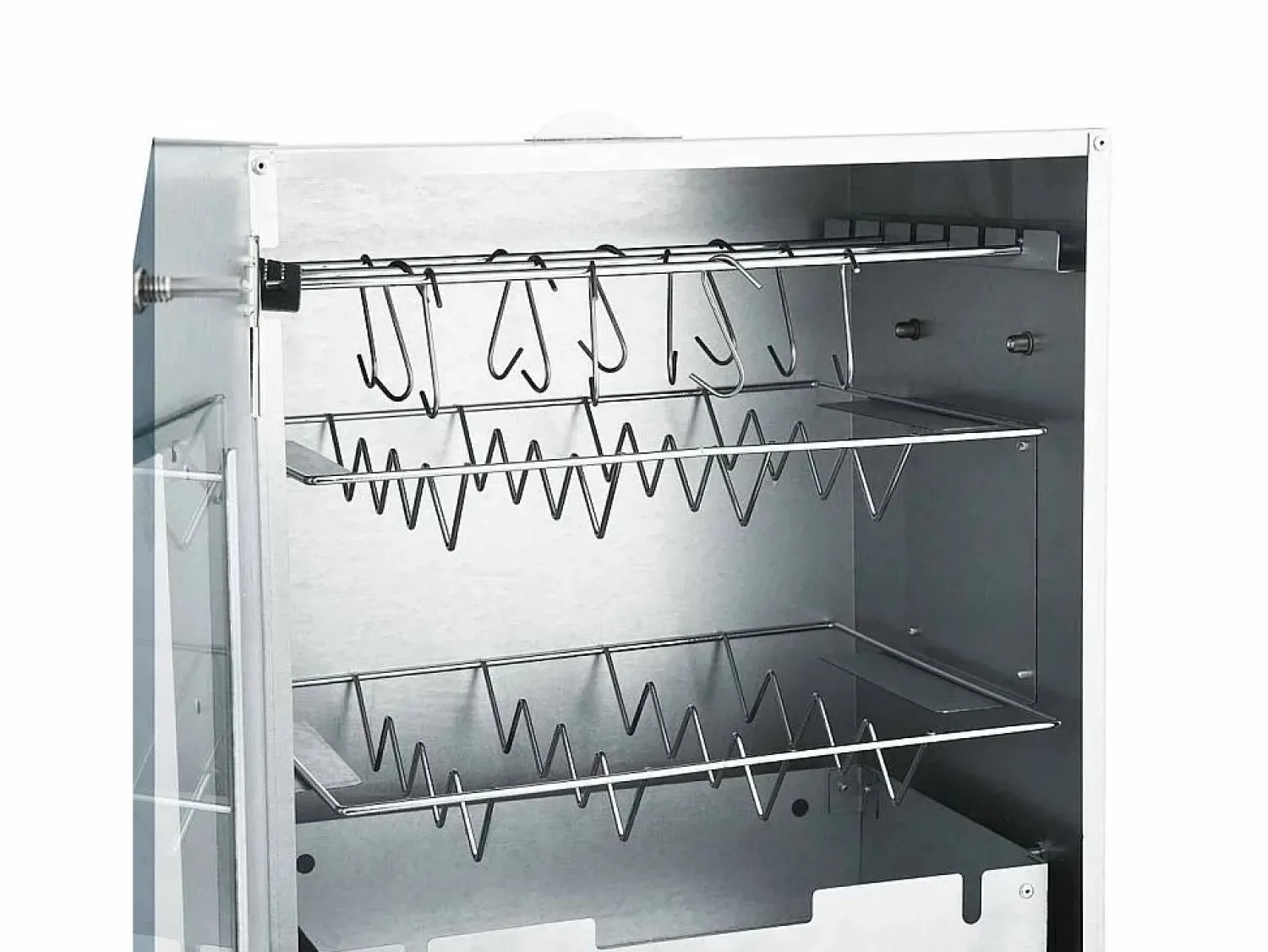 Outlet vidaxl Horno ahumador de BBQ con generador humo frío acero galvanizado Plateado