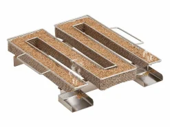 Discount Horno ahumador de BBQ con generador humo frío acero galvanizado Barbacoa