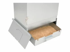 Clearance vidaxl Horno ahumador de BBQ con generador humo frío acero galvanizado Plateado