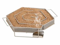 Clearance Horno ahumador de BBQ con generador humo frío acero galvanizado Barbacoa