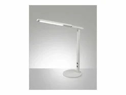 Ideal - Lámpara de mesa Fabas Luce blanca - LED táctil de 10 W integrado regulable CCT (3000K 4000K 5000K 6000K)