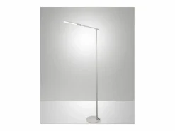 New Ideal - Lámpara de pie LED blanca orientable de metal H.130 cm Fabas Luce - Luz LED integrada de 10W CCT (3000K 4000K 5000K 6000K) Lámpara De Pie
