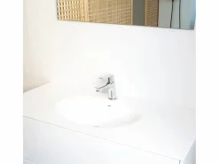 Hot Incli grifo mezclador cromado para lavabo con ahorro de energía Grifo