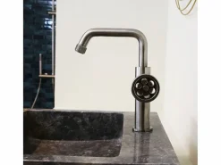 Essebagno Indus mezclador bajo lavabo acero inoxidable Bronce
