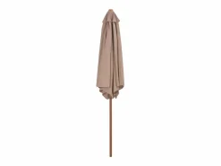 Garden Furniture Inglewood Sombrilla de jardín con palo de madera gris taupe 270 cm
