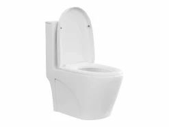Online Inodoro de cerámica mate de pie con tapa silenciosa, desagüe horizontal, NAGILAM Inodoro De Pie