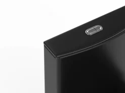 Hot Vente-unique Inodoro de cerámica mate con tapa silenciosa, NAGILAM Negro