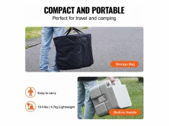 Hot Inodoro Portátil SucceBuy 20 L, con Bolsa de Transporte para el Camping Inodoro Suspendido