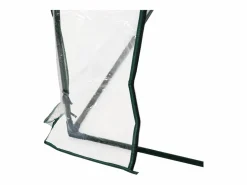 Invernadero de jardín con puerta, estructura de acero, PVC , ligero (250x100x80cm)