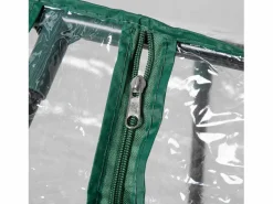 Invernadero de PVC con ventana, estructura de acero, (120x60x60cm)