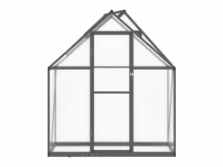 Hot Invernadero de tienda para plantas flores y verduras con estructura de base 169 x 58 x 195 cm aluminio antracita 02_0044492 Invernadero De Jardín