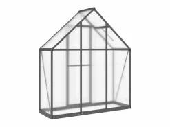 Hot Invernadero de tienda para plantas flores y verduras con estructura de base 169 x 58 x 195 cm aluminio antracita 02_0044492 Invernadero De Jardín