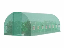 Outlet Invernadero de Túnel SucceBuy, Invernadero de Túnel de Planta Baja, 835x290x225 cm, con Armazón Galvanizado y Cubierta en PE, Invernadero De Jardín