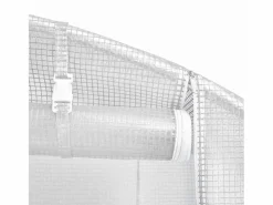 vidaxl Invernadero espacioso de acero 48 m² 16x3x2 m