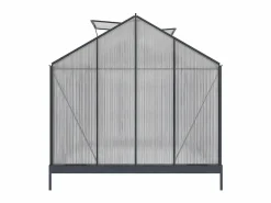 Discount EXPERTLAND Invernadero jardin policarbonato 7.5m2 GREENEA II Con base Gris antracita