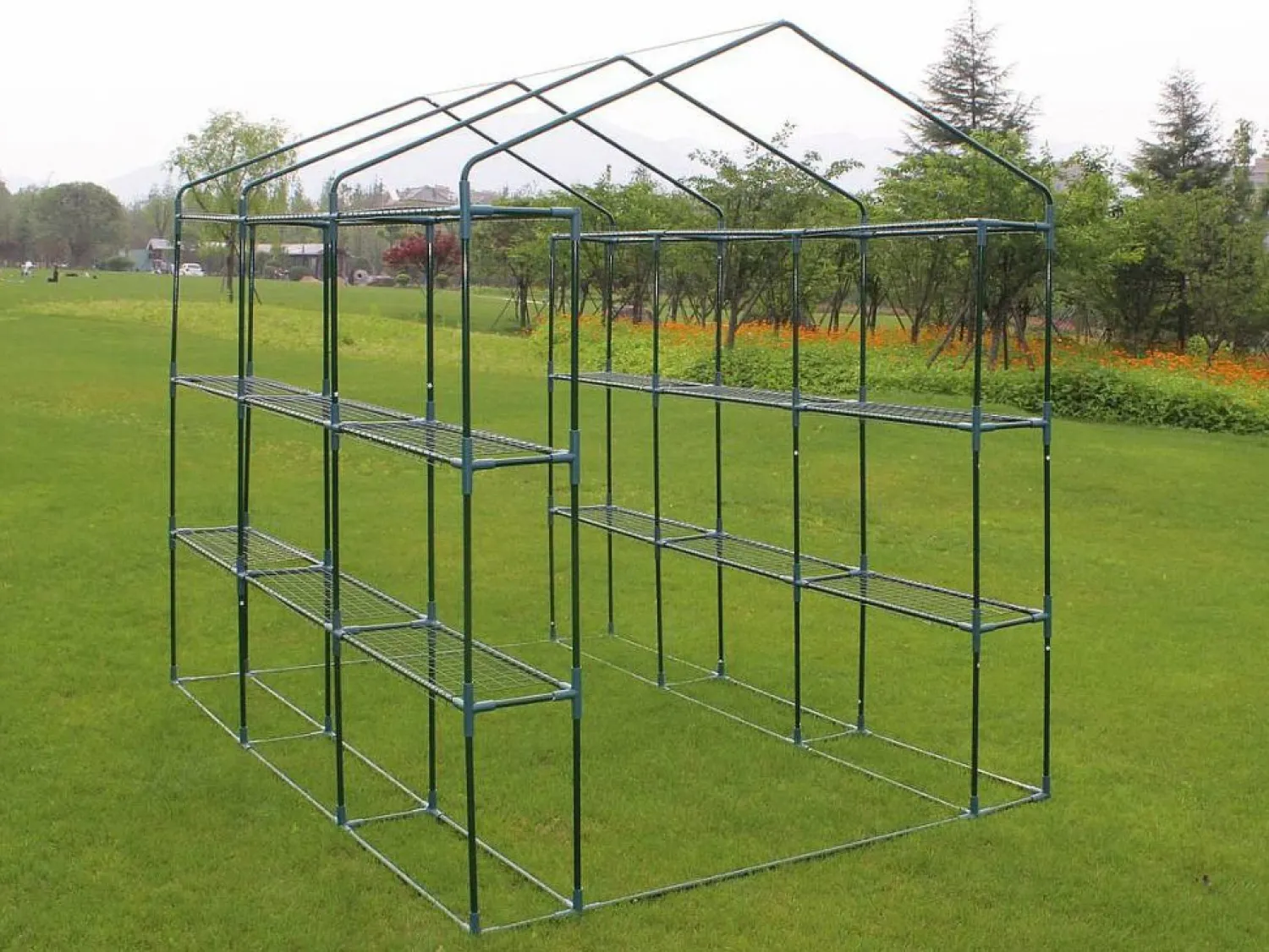 Best Habitat et jardin Invernadero para tomates Petunia- 4.4m² - 2.5 x 1.7 x 2.1 m Verde pino