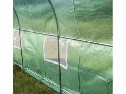 Sale Invernadero Politúnel con Puertas Ventanas Galvanizadas Cubierta de PE Jardinería Marco Metálico Carpa de Jardín Vegetal Planta de Flores 19mm de diámetro | 2 x 3m Invernadero De Jardín