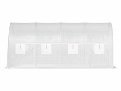 Invernadero Tipo Túnel SucceBuy 457,2 x 213,36 x 213,36 cm Invernadero para Caminar, Estructura Galvanizada y Cubierta Impermeable