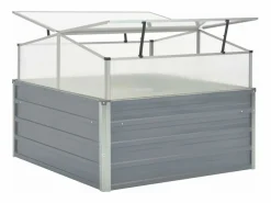 Clicnbuy Invernadero 100x100x85 cm acero galvanizado