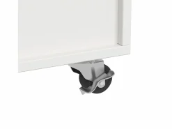 ModernLuxe Isla central de cocina - carrito con ruedas y plancha extensible - 3 cajones y 2 puertas -